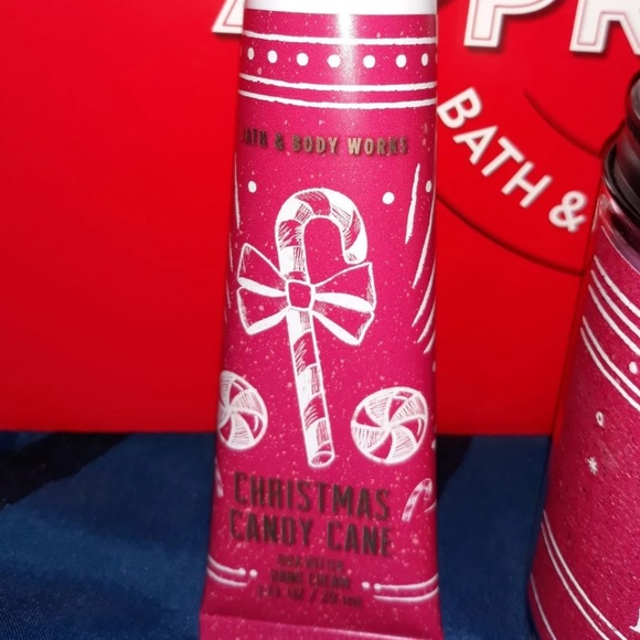 🎉3- CHRISTMAS CANDY CANE CREAM LOTION SHEA BUTTER - Picture 2 of 7